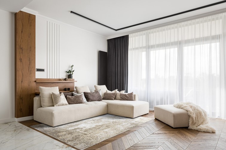 Dywan DECO RUGS Modern White 4519 160x230 cm Beżowy/Szary