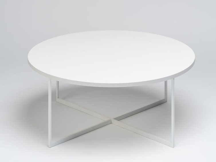 Stół Kawowy NIKO fi80 Biały