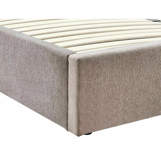 Łóżko FLORENCJA Raven 160x200cm Ciemny Beżowy