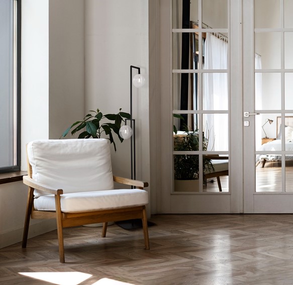 Lampa Podłogowa PARMA K-5764 Transparentny/Czarny