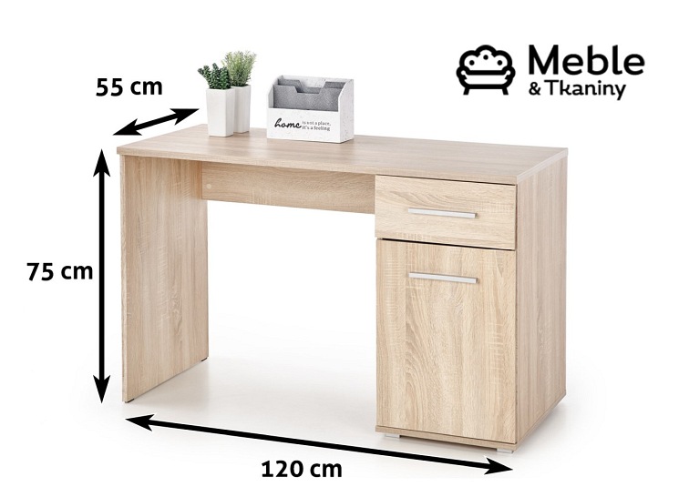 Biurko LIMA B-1 Dąb Sonoma