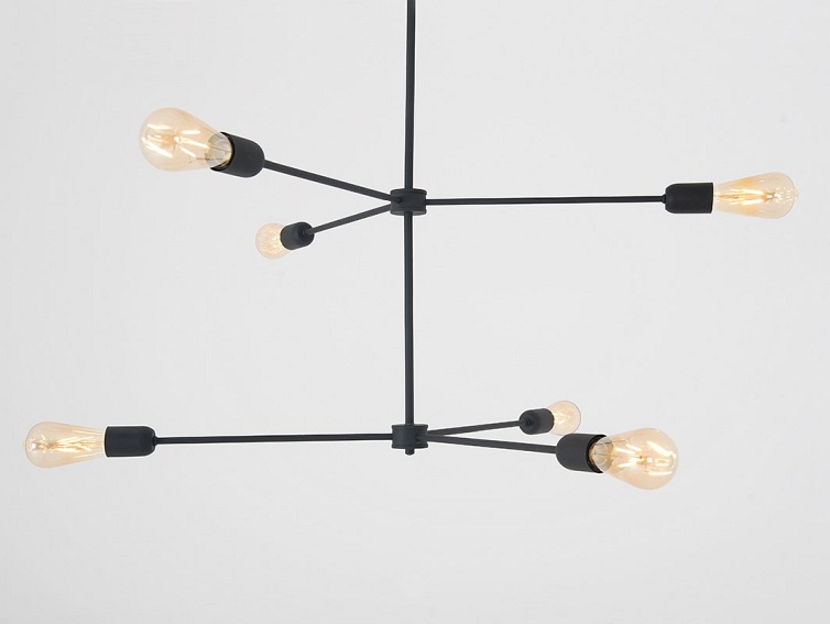 Lampa wisząca TRISO 6 – czarny