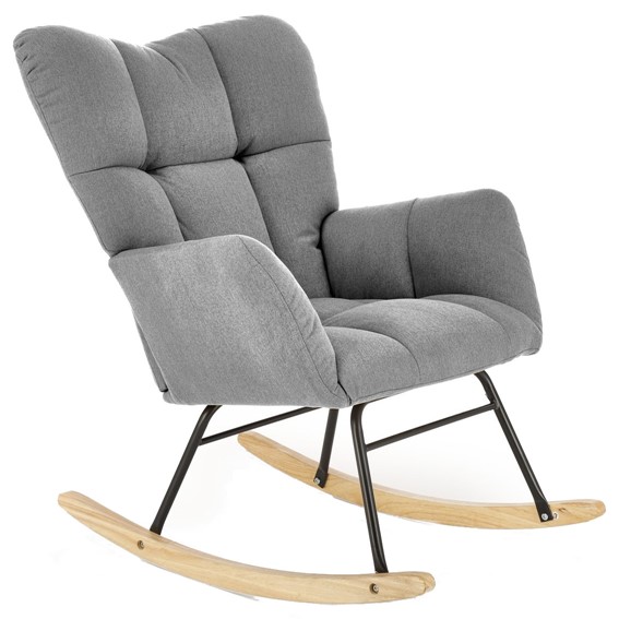 Fotel Bujany VASCO Popiel