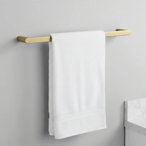 Komplet Wieszaków Łazienkowych MATI Złoty Szczotkowany