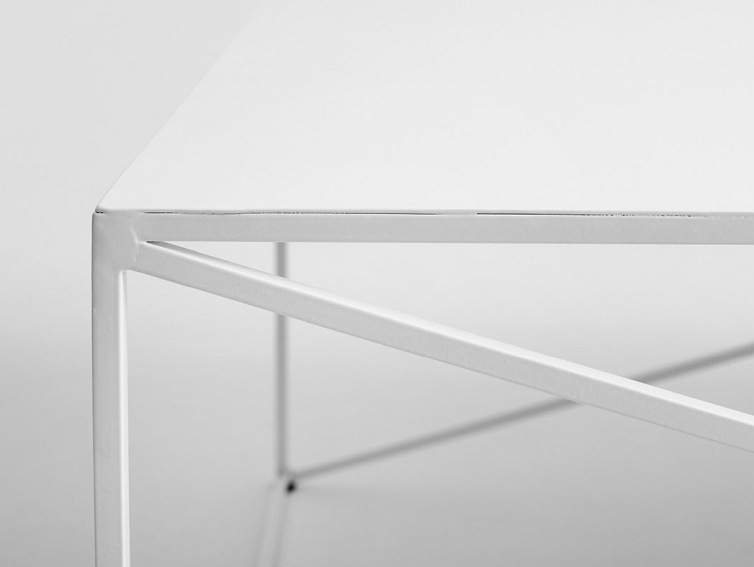Stół Kawowy Memo Metal 140x80 Biały