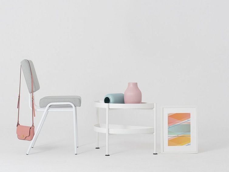 Stolik HANNA METAL HALF 60-2F