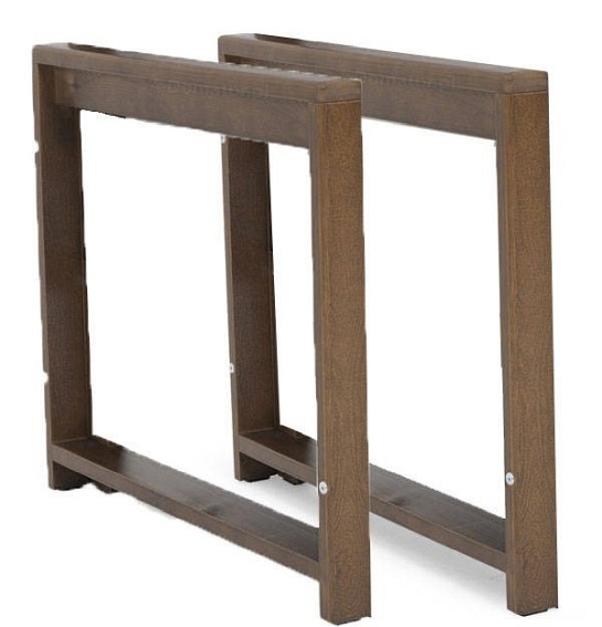 Sofa Ogrodowa MALTA 2-Osobowa Ciemny Brązowy/Szary