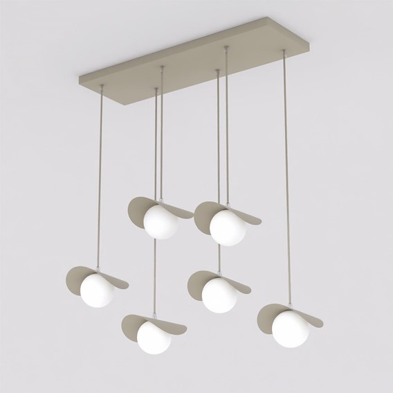 Lampa Wisząca RITUAL 6 Beżowy