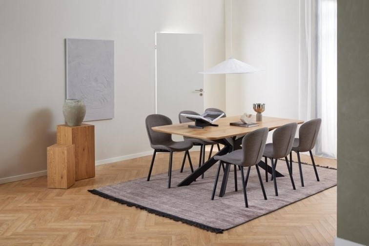 Stół IRWINE 200x100cm Dąb/Czarny