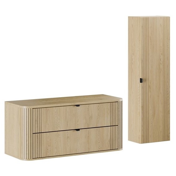 Zestaw Meblowy OVALIA 120cm Dąb Cremona