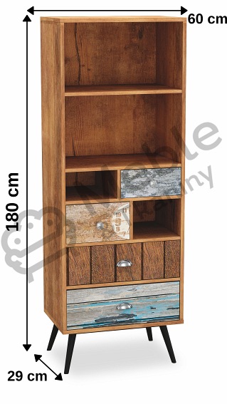 MEZO REG1 regał wielobarwny