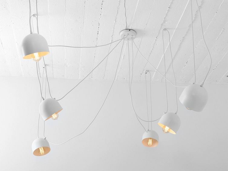 Lampa wisząca POPO 6 – biały