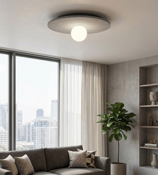 Lampa Sufitowa CALMA 1M Szary