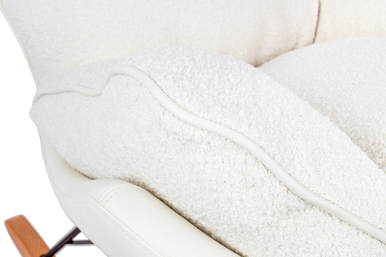 Fotel Bujany OTILIA Biały