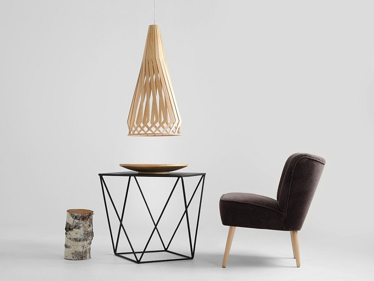 Stolik DARYL METAL 55 Czarny