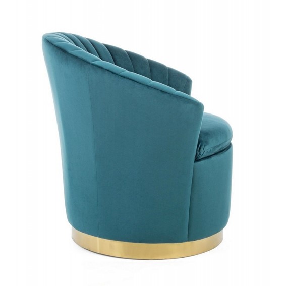 Fotel GILLES Niebieski