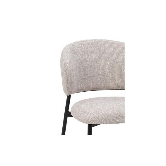 Krzesło PRISCA Czarny/Szary