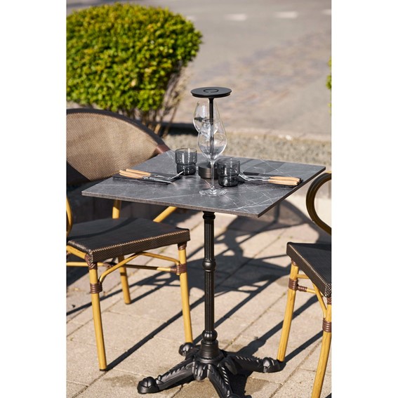 Stół Bistro HOUSE NORDIC 60x60 Szary Marmur