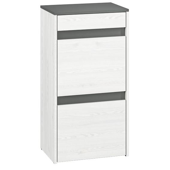 Szafka na Buty HYGA 04 Sosna Śnieżna/Antracyt