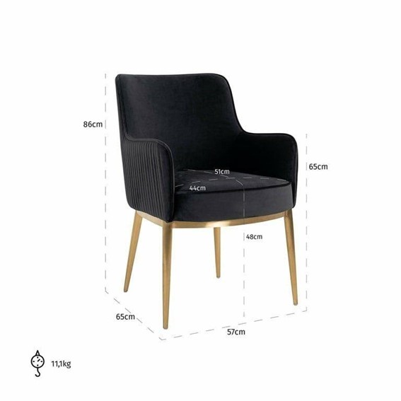 Krzesło BREEZE Czarny