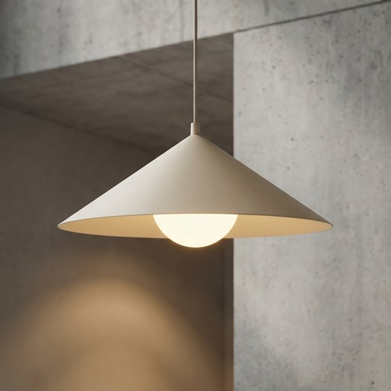 Lampa Wisząca MONO 1M Beżowy/Opal