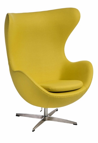 Fotel Jajo 66x78x106 Żółty Kaszmir Premium 44