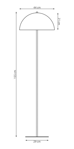 Lampa Podłogowa MOGU LP1 Biały