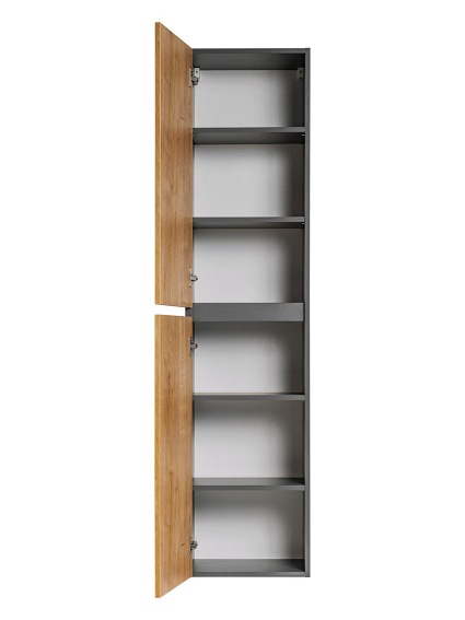 Szafka łazienkowa Monako 800 Szary/Dab 40 cm