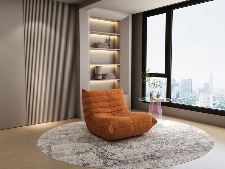 Stolik MODIG M75-60 fi60 Wielokolorowy/Transparentny