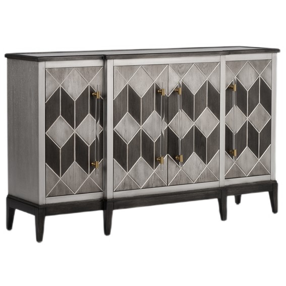 Komoda STILIG ST504 Szary/Brązowy