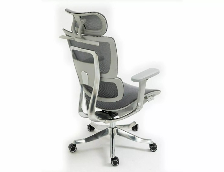 Fotel Biurowy Obrotowy WINNER Lux Szary/Czarny