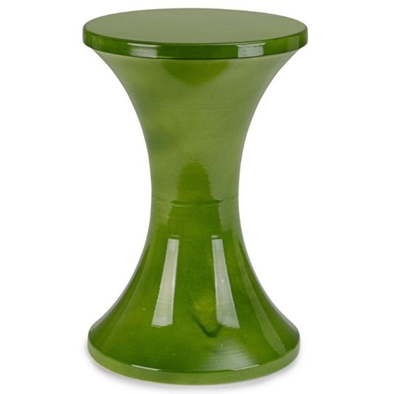 Stolik Kawowy HEDYM HOURGLASS Fi30cm Zielony