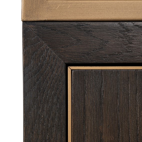 Regał CARTER L Brązowy