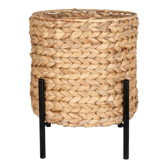 Kwietnik/Osłonka ANTAS Naturalny/Czarny