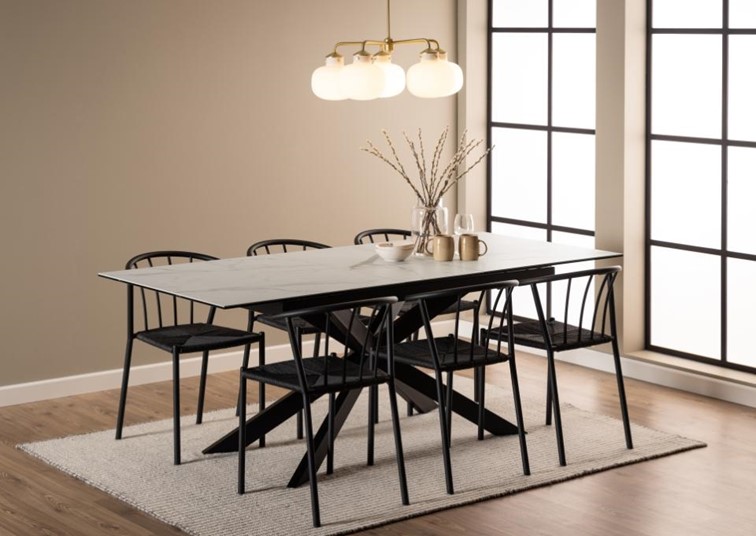 Stół IRWINE 168/210x90cm White Akranes