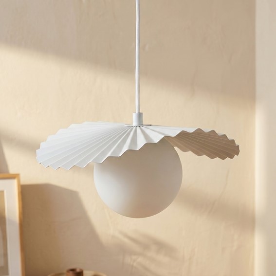 Lampa Wisząca FLORA 9 Biały/Opal