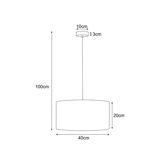 Lampa Wisząca ZIMBO K-5221 Czarny/Złoty