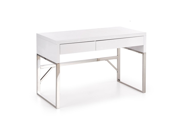 biurko B32 biały-chrom