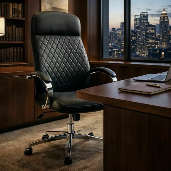 Fotel Obrotowy Q-09 Czarny