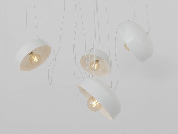 Lampa wisząca POPO FLAT L 4 – biały