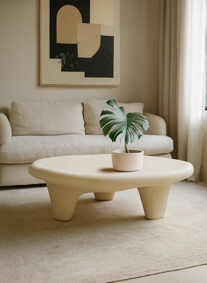 Stolik Kawowy MODIG M85 120x65cm Piaskowy