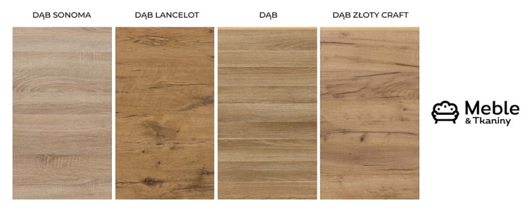 Stół ADAM 120x68 Biały Mat/Dąb Lancelot