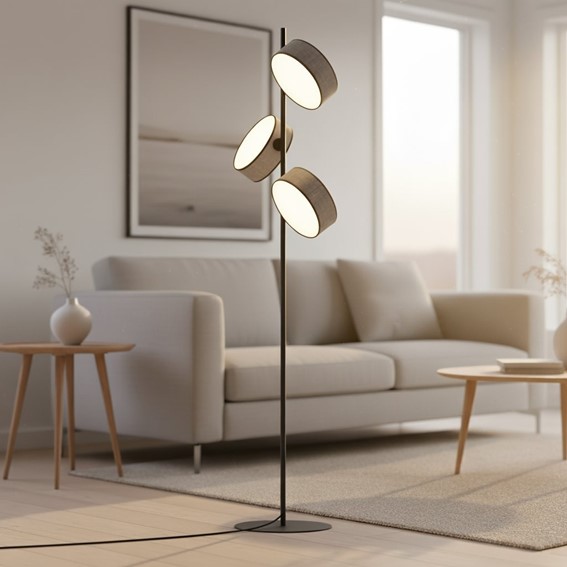 Lampa Podłogowa DRUMZ LP3 Szary