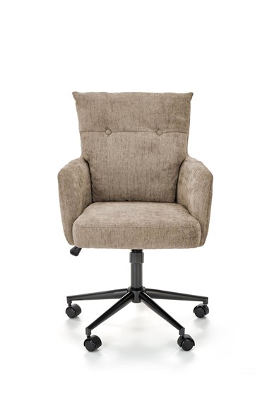 Fotel Obrotowy FLORES Jasny Brąz