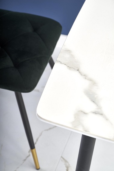 Stół Marco 70x120 Biały/Czarny