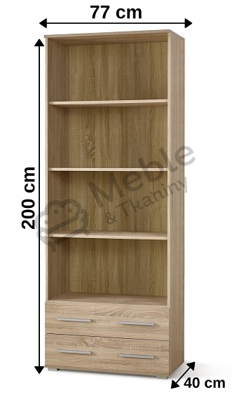 Regał LIMA REG3 Dąb Sonoma