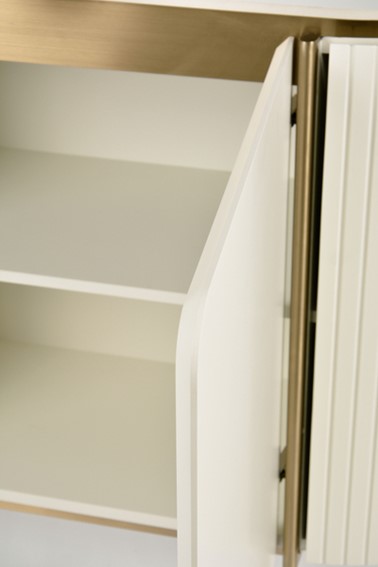 Komoda STILIG ST121 Biały/Złoty