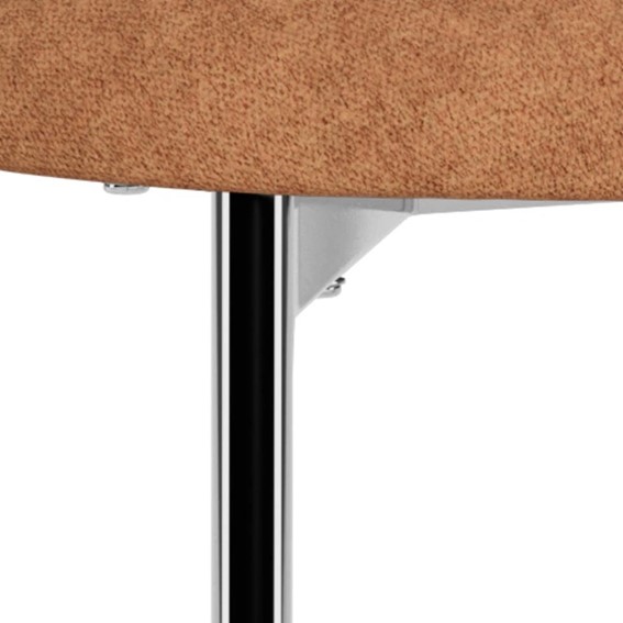 Krzesło LYRIC Pomarańczowy/Chrom