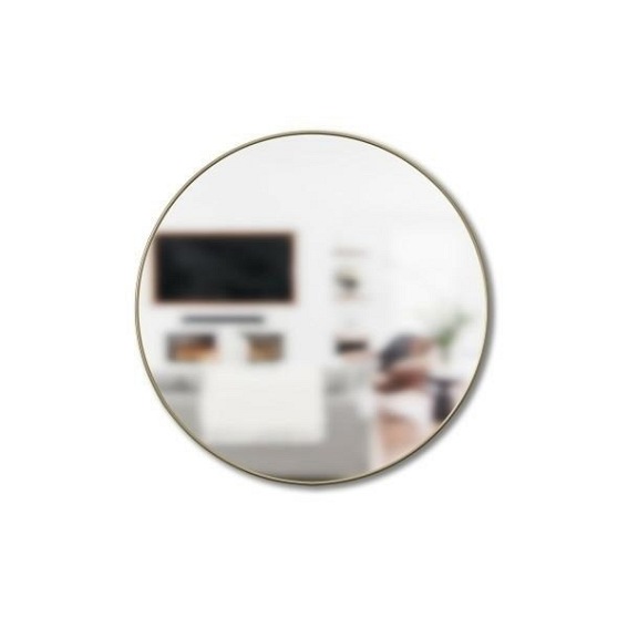 Lustro Ścienne HUBBA 86cm Złoty