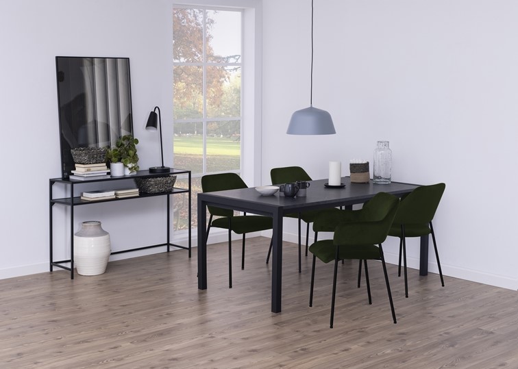 Zestaw 2 krzeseł LIMA Zielony